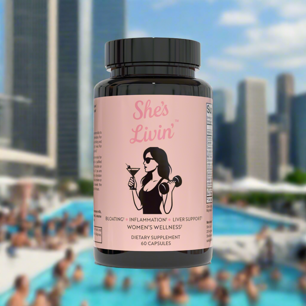Bloating, Inflammation & Liver Health – Women’s Wellness Supplement (60 Capsules)