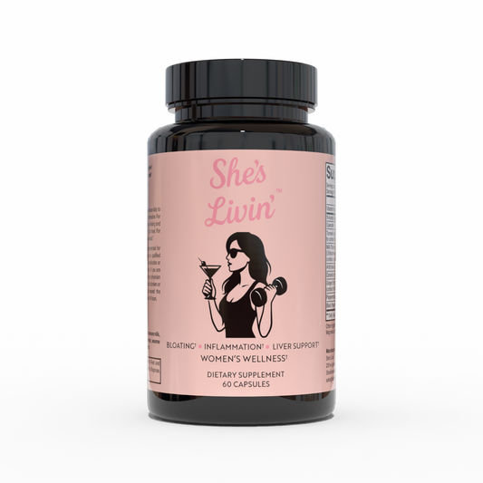 Bloating, Inflammation & Liver Health – Women’s Wellness Supplement (60 Capsules)