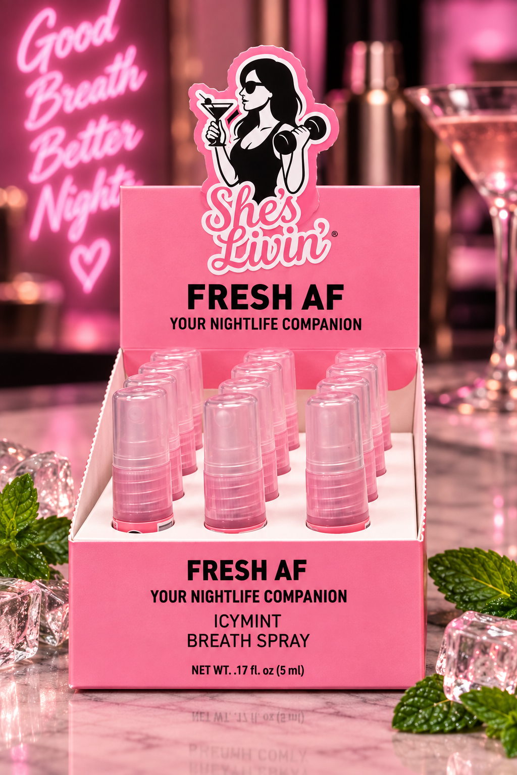 Full retail box Fresh AF - Breath Spray
